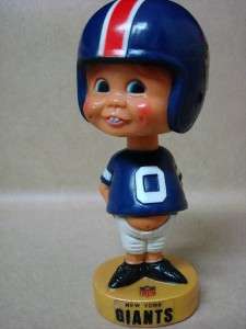 Vintage NFL New York Giants Sports Bobble Head Original Nodder 7 