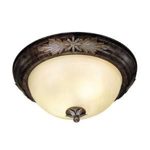 Livex Lighting 8111 43 / 8113 43 / 8115 43 Flush Mount in Natural Iron 