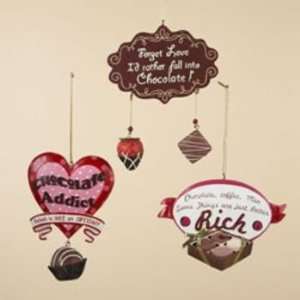  4.5 5 Chocolate Ornament with Sentiments Case Pack 96 