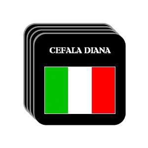  Italy   CEFALA DIANA Set of 4 Mini Mousepad Coasters 