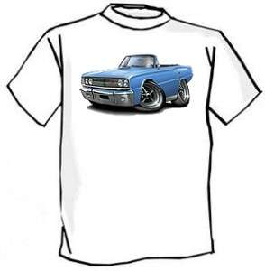 1966 Dodge Coronet Muscle Car Cartoon Tshirt FREE  