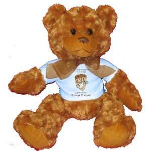   Massage Therapist Plush Teddy Bear with BLUE T Shirt Toys & Games