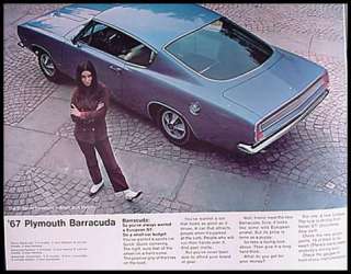 1967 Plymouth Sports Brochure  Barracuda GTX Satellite  