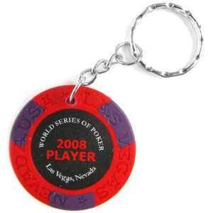 2008 WSOP Player Red Key Chain Collectible Item  Sports 