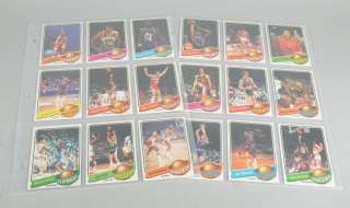 1979 80 Topps Basketball COMPLETE SET 132 Cards ABDUL JABBAR MALONE 