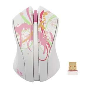  G Cube Paintsplash Collections 2.4Ghz Wireless Mouse (Pink 