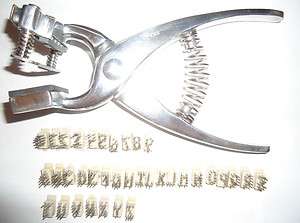 TO 9 & A TO Z STANDERD TATTOO/TATOO PLIER VETERINARY  YNR  