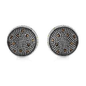   Marcasite Sterling Silver Earrings CleverSilver Jewelry