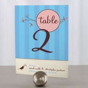 Whimsical Garden Table Number   Numbers 25 36   Lavender  