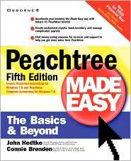 Peachtree Made Easy, (0072125071), John V. Hedtke, Textbooks   Barnes 