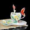  Frangipani Porcelain Coffee Set/Tea Set Cafe 1Cup/1Saucer/1Spoon