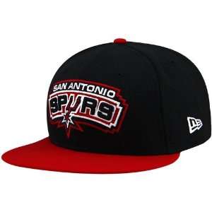  New Era San Antonio Spurs Black Red League 59FIFTY Fitted 