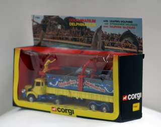 description old corgi toys 1164 berliet dolphinarium yellow cab yellow 