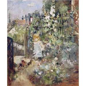  A Child In the Rosebeds by Berthe Morisot 13.50X16.00. Art 