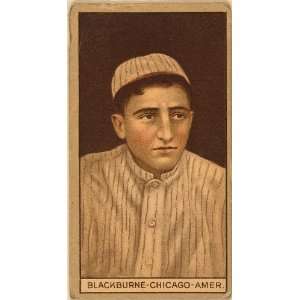  Russell Blackburne, Chicago White Sox, baseball 1912