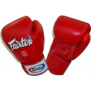  Fairtex Red Boxing Gloves   12oz