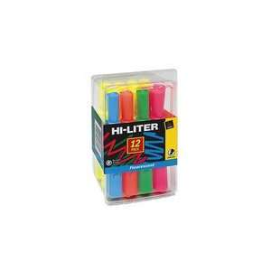  HILIGHTER,DESK,12/PK,FLAS