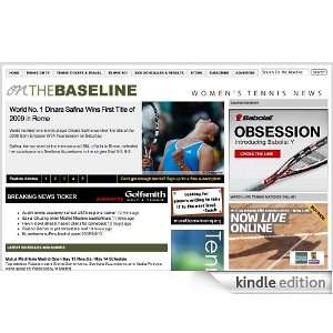   On the Baseline Tennis News Kindle Store On the Baseline Tennis News
