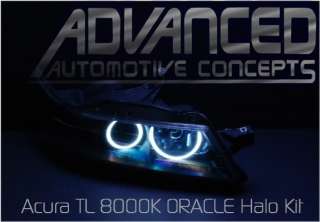04 07 Acura TL 8000K Headlight hid HALO Demon Eyes Kit  