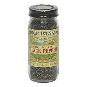 Spice Island, Med Ground Black Pepper, 2.3 Ounce  Grocery 