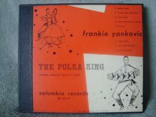 Frankie Yankovic POLKA KING 78 rpm 4 disc set N RARE Columbia F11 