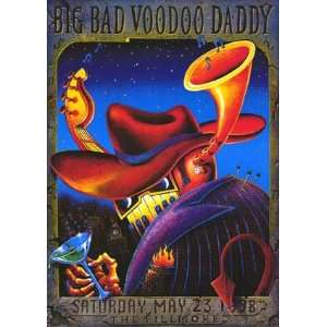  Big Bad Voodoo Daddy Fillmore May 23, 1998 Poster 24 x 36 