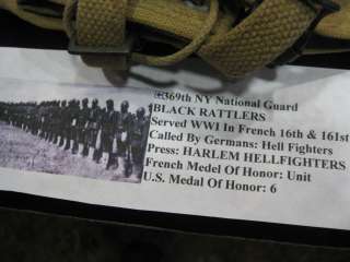 NOTE THE NAME BLACK RATTLERS CHANGED TO HARLEM HELL FIGHTERS AFTER 