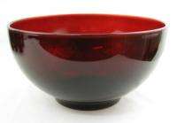   Hocking Royal Ruby Red Glass Punch/Popcorn Bowl w/ 12 Cups  