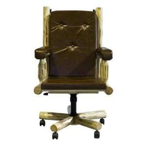  Montana Woodworks MWOCV Upholstered Office Chair, Clear 