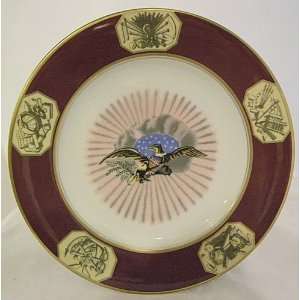   CHINA plate collection Woodmere limited edition 1986 JAMES MONROE