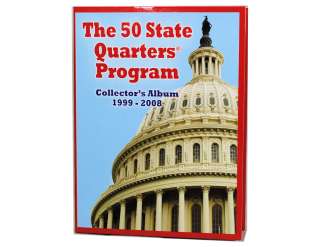 Collectors Album 50 US State Quarters Book 1999 2008  
