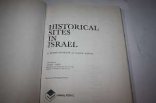 HISTORICAL SITES IN ISRAEL by Moshe Pearlman, Yaacov Y.  