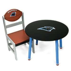 Pack of 2 NFL Carolina Panthers Childrens Wooden Team 