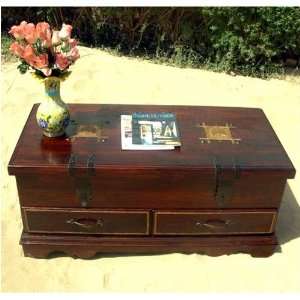  Rosewood Storage Box Trunk Chest Cabinet Coffee Cocktail 