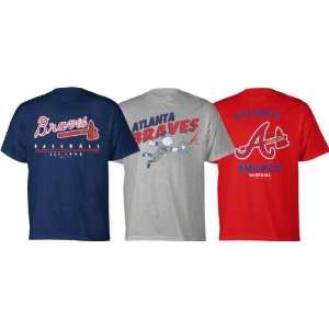 Atlanta Braves Youth 3 T Shirt Combo Pack