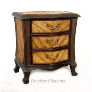  Wood Bark Nightstand