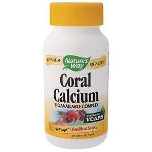  Natures Way Coral Calcium 90 Vcaps Health & Personal 