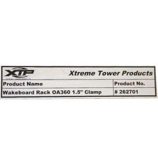 SEA RAY MONSTER XTREME TOWER PRODUCTS BOAT WAKEBOARD RACK  