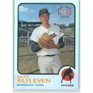 2002 Topps Archives Reserve #77 Bert Blyleven 73   Minnesota Twins 