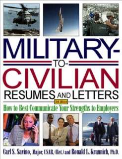 military to civilian resumes carl s savino paperback $ 18