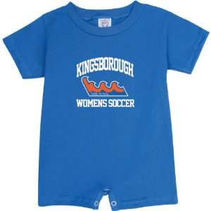   Wave Royal Blue Womens Soccer Arch Baby Romper