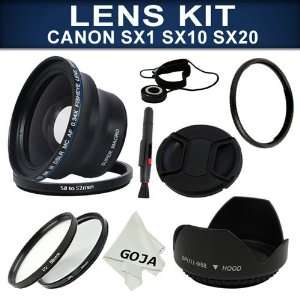  Professional Accessory Kit for CANON PowerShot (SX1 SX10 
