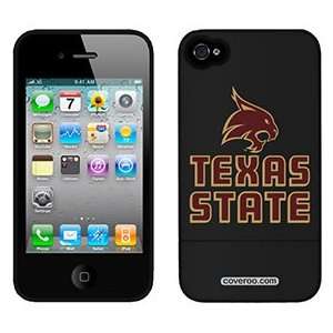  Texas State Bobcat Logo on AT&T iPhone 4 Case by Coveroo 