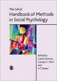 Sage Handbook of Methods in Social Psychology, (076192535X), Carolyn C 