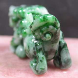 Green Natural A Jade jadeite pendant Display Pi Xiu 332319  