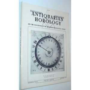 Antiquarian Horology and the Proceedings of the Antiquarian 
