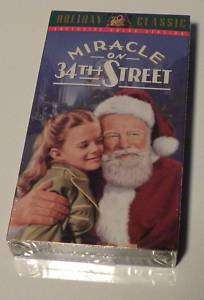 20TH CENTURY FOX MIRACLE ON 34TH STREET VHS SEALED  