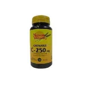 com Vitamin C 250 Mg Dietary Supplement Chewable Tablets, By Natural 