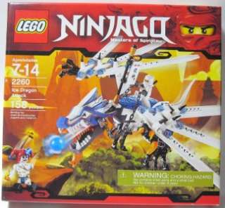 LEGO 2260 NINJAGO ICE DRAGON Attack Loose no minifigures Mint  