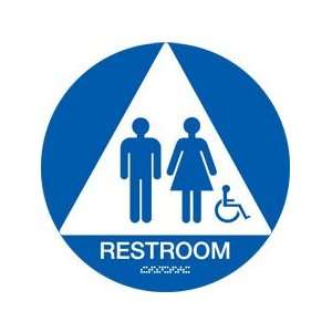  Seton California Braille Restroom Handicapped Accessible 